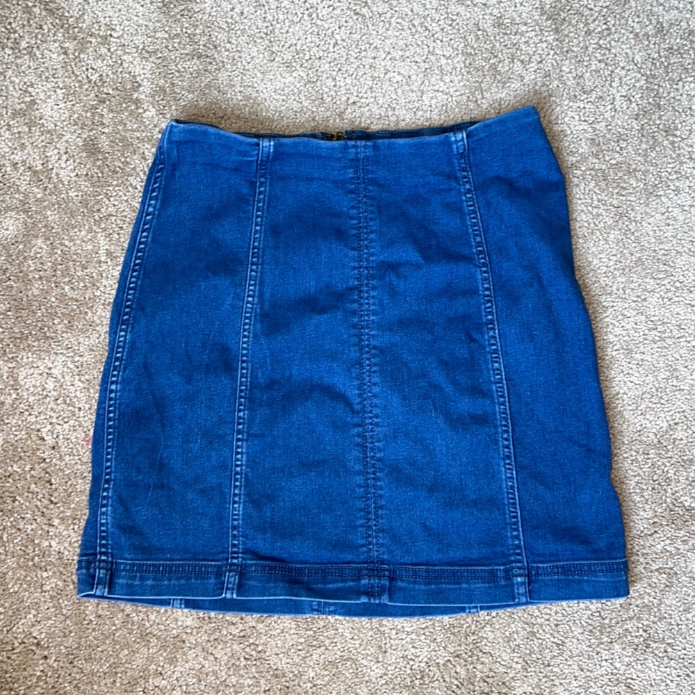 Free People Denim Skirt